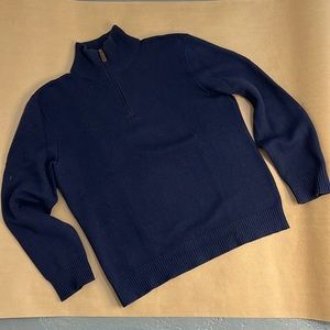 Cashmere quarter zip